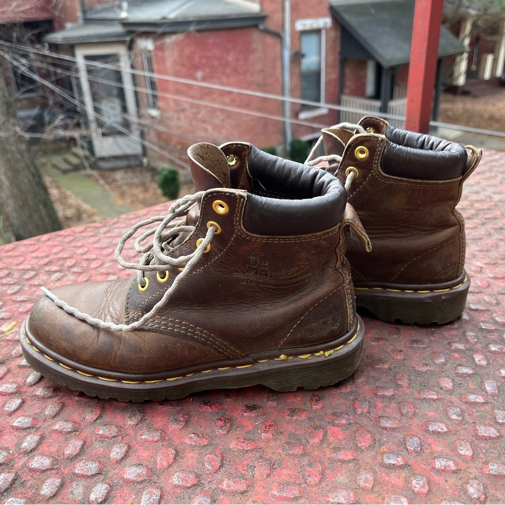 Dr. Martens Brown Leather Men's Boots
